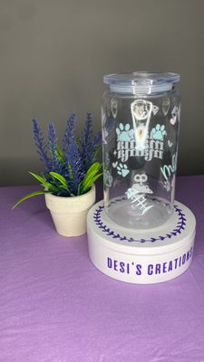 Meow Mom Plastic Chic Can cup