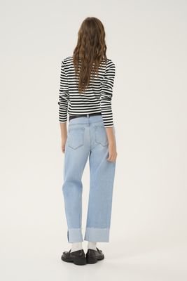 10704595 Navy W. Off White Stripe