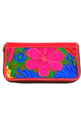 Leather and Handwoven Colorful Textiles Leather and Handwoven Colorful Textiles