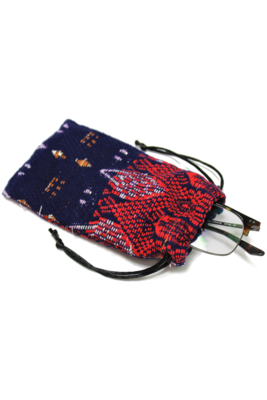 Vibrant Pattern Textiles Soft Glasses Pouch Vibrant Pattern Textiles Soft Glasses Pouch