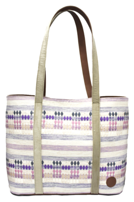 Velvet, Leather, & Lila Textile Shoulder Bag Velvet, Leather, & Lila Textile Shoulder Bag