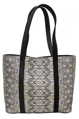Velvet, Leather, & Ophidian Textile Shoulder Bag Velvet, Leather, & Ophidian Textile Shoulder Bag