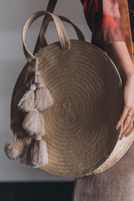 Organic Palm Fiber Crossbody Bag Organic Palm Fiber Crossbody Bag