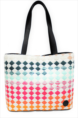 Velvet, Leather, & Rainbow Textile Shoulder Bag Velvet, Leather, & Rainbow Textile Shoulder Bag