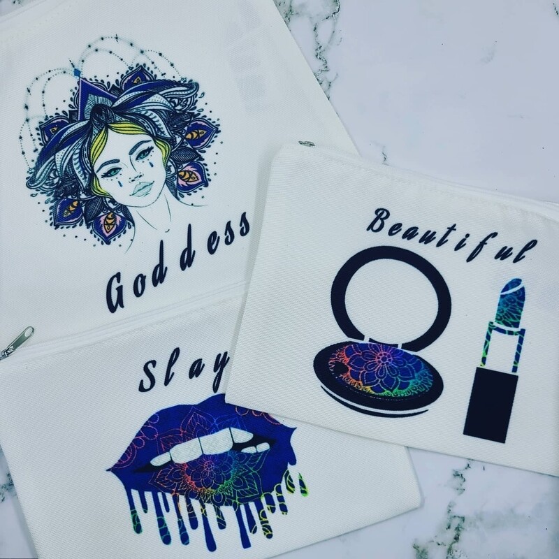 Mandala make-up bags