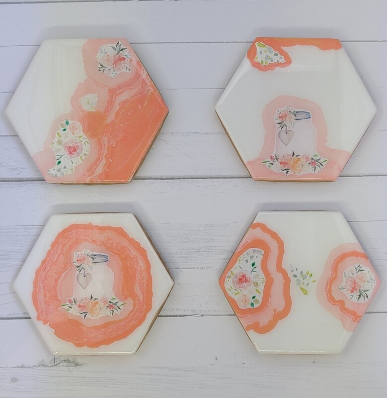 Farmhouse style coasters