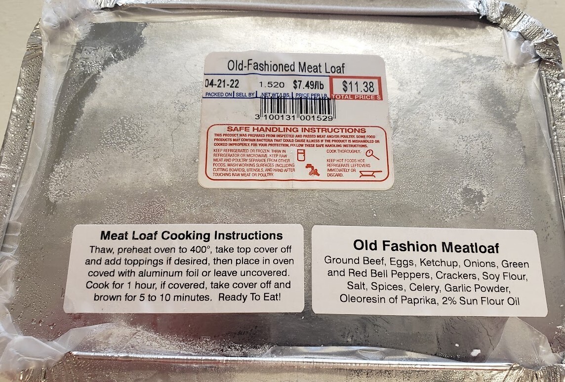 Old-Fashioned Meat Loaf