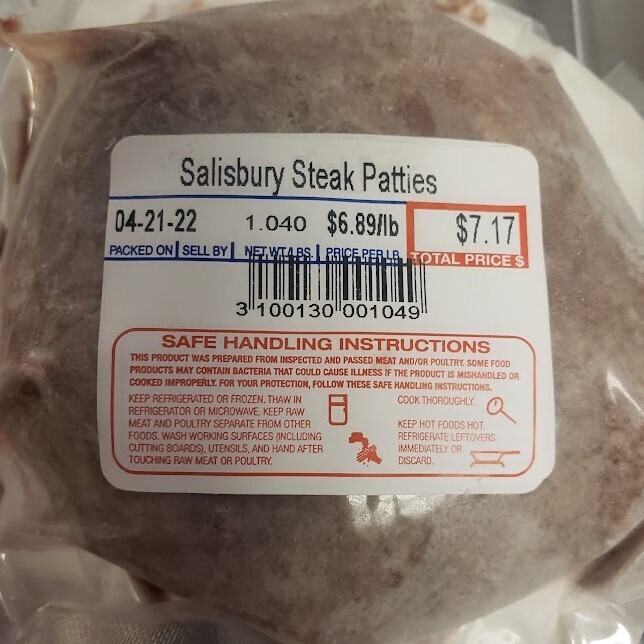 Salisbury Steak Patties