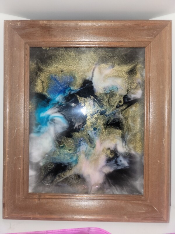 Abstract fluid art
