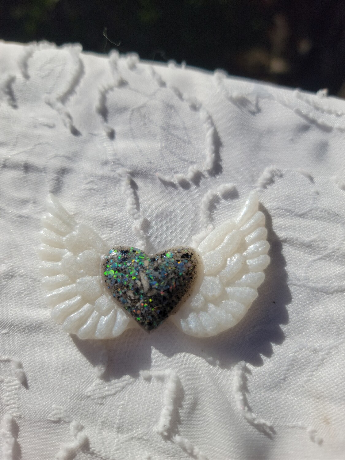 Angel wing ash memorial