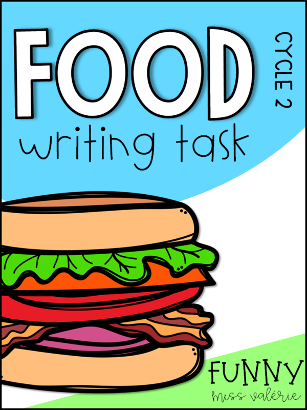 FOOD Writing Task