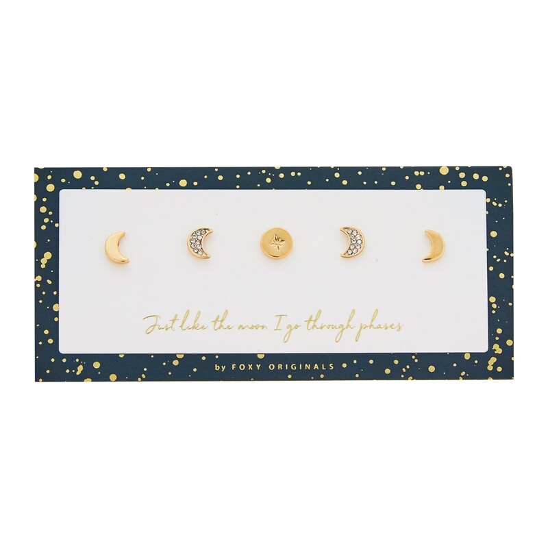 Moon Phases Earrings - FREE SHIPPING