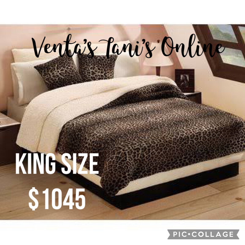 Cobertor Leopardo talla ks