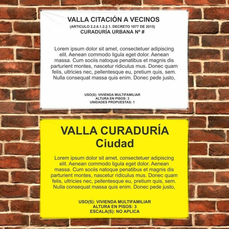 Valla Curaduría