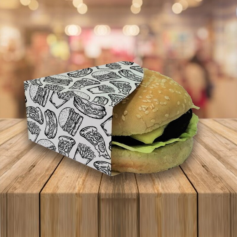 Caja Porta Hamburguesa