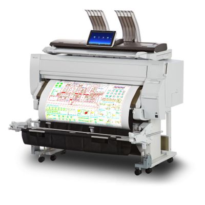 Impresión de plano en Bond 75 gr Color