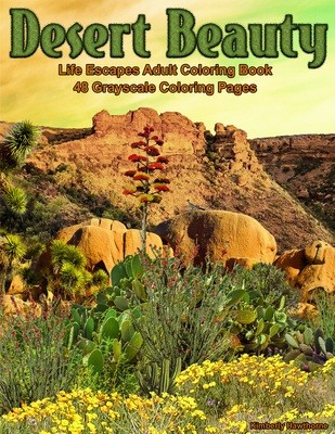 Desert Beauty Adult Coloring Book PDF Digital Download