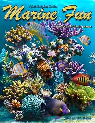 Marine Fun Adult Coloring Book PDF Digital Download