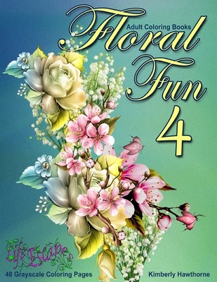 Floral Fun 4 Adult Coloring Book PDF Digital Download
