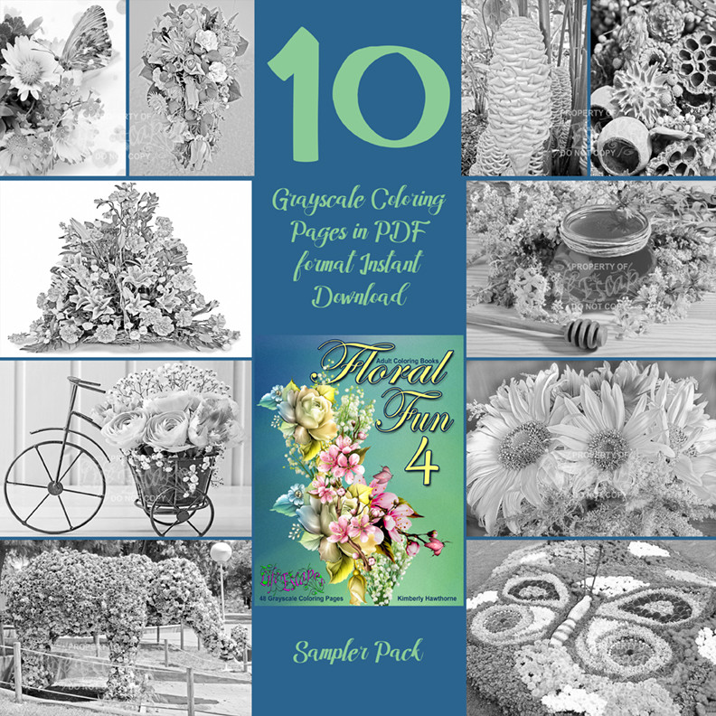 Floral Fun 4 Sampler Pack PDF Digital Download