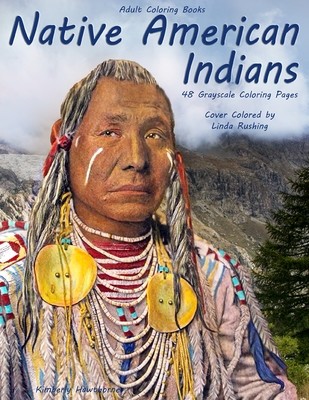Native American Indians Adult Coloring Book PDF Digital Download