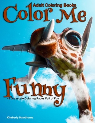 Color Me Funny Adult Coloring Book PDF Digital Download