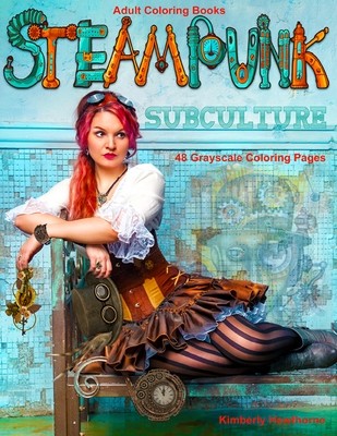 Steampunk Subculture Adult Coloring Book PDF Digital Download