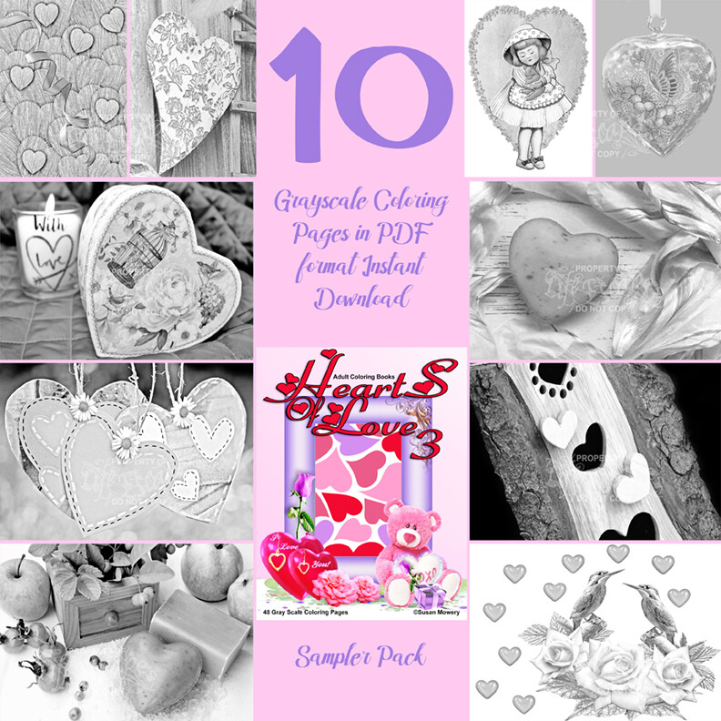 Hearts of Love 3 Sampler Pack PDF Digital Download