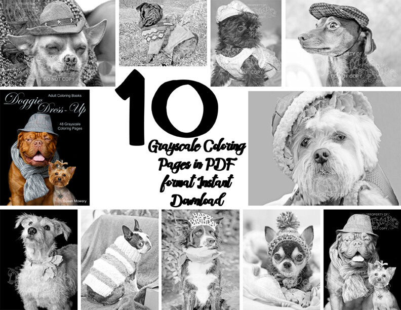 Doggie Dress-Up Sampler Pack PDF Digital Download