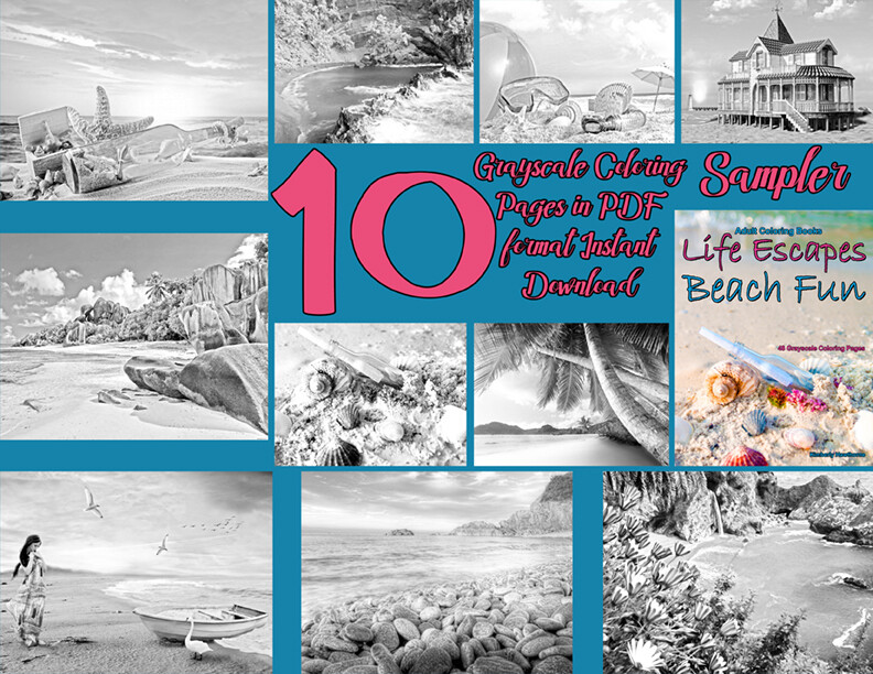 Life Escapes Beach Fun Sampler Pack PDF Digital Download