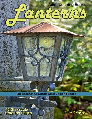 Lanterns Grayscale Adult Coloring Book PDF Lanterns Grayscale Adult Coloring Book PDF