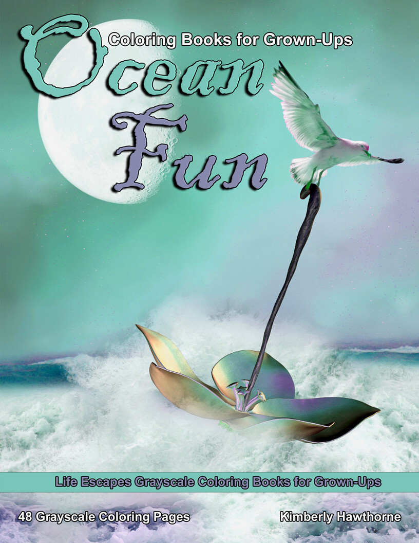 Ocean Fun Coloring eBook for Grown-Ups PDF