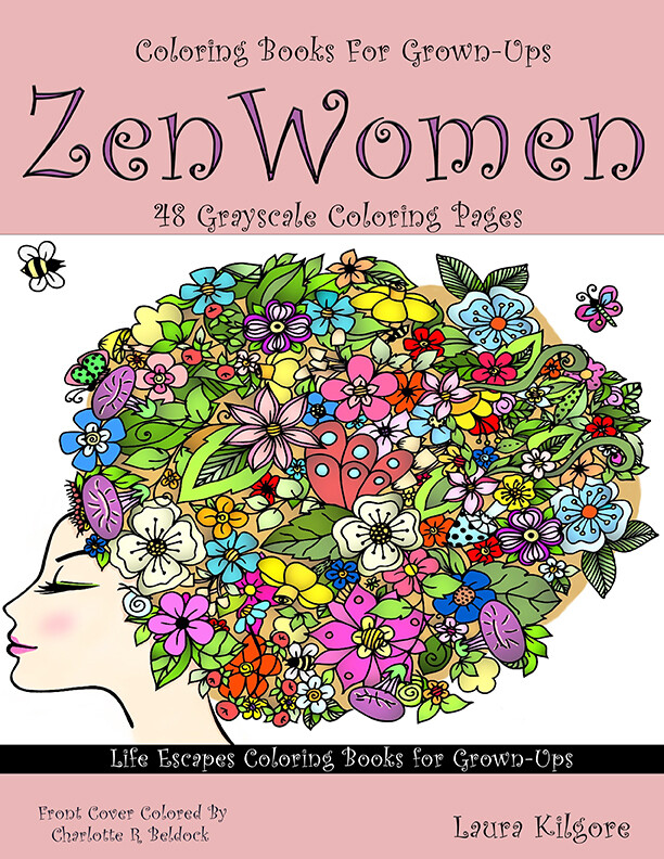 Download Zen Women Coloring Book For Grown Ups Pdf Life Escapes Grayscale Coloring Ebooks Pdf