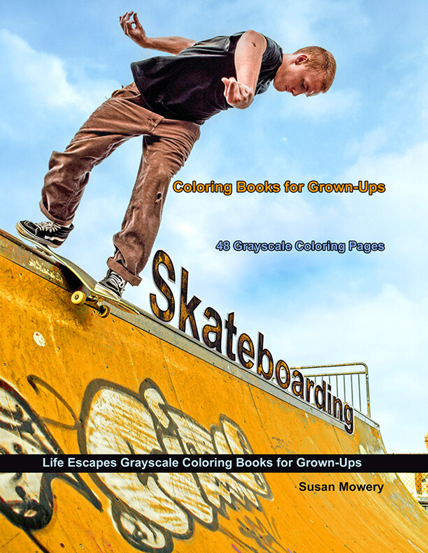 Skateboarding Coloring Book for Adults PDF
