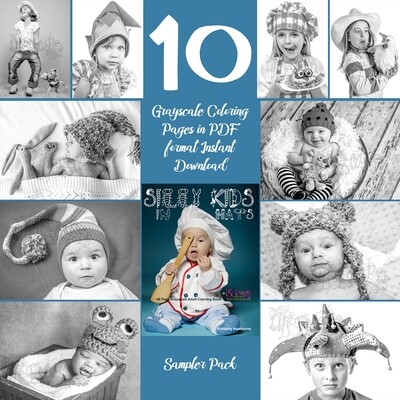 Silly Kids in Hats Sampler Pack PDF