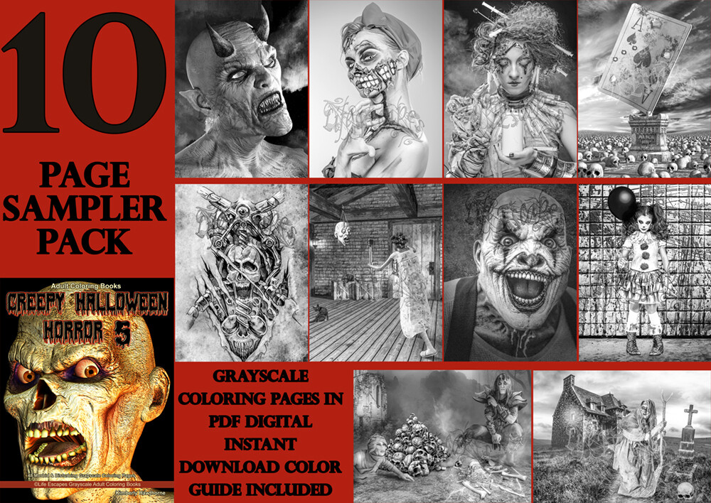 Creepy Halloween Horror 5 Sampler Pack PDF