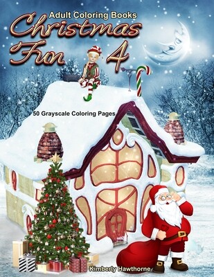 Christmas Fun 4 Grayscale Adult Coloring Book PDF