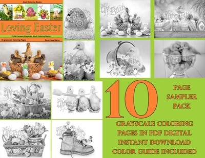 Loving Easter Coloring Book Sampler Pack PDF