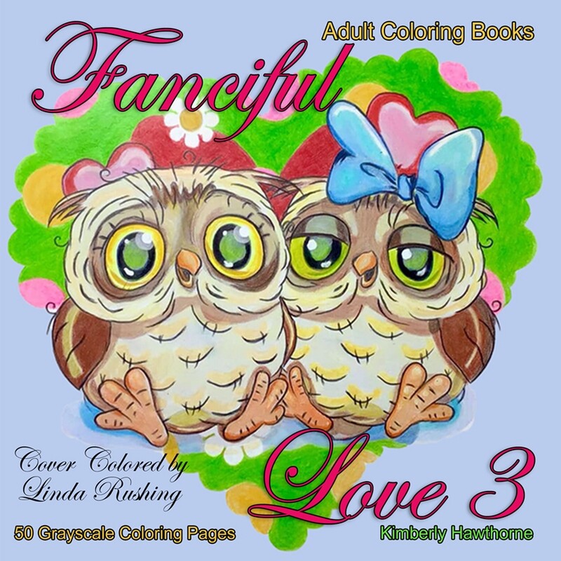 Fanciful Love 3 Grayscale Adult Coloring Book PDF