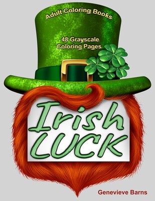 Irish Luck Grayscale Adult Coloring Book PDF
