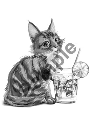 Kitty Coloring Page #8