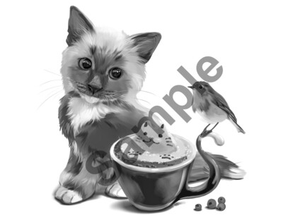 Kitty Coloring Page #11