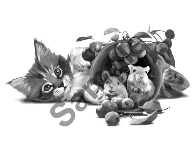 Kitty Coloring Page #15