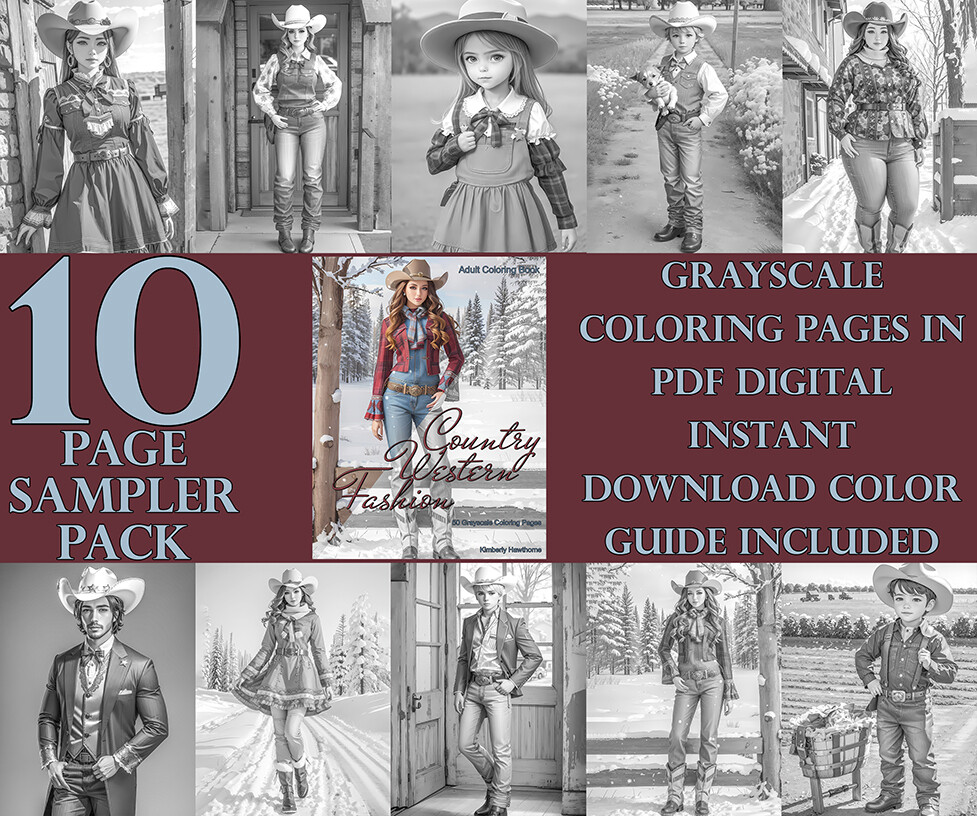 Country Western Fashion 1 Sampler Pack PDF