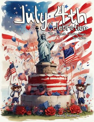 July 4th Celebration Grayscale Coloring Book for Adults PDF