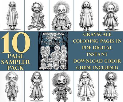 Creepy Ragdoll Collection Sampler Pack PDF