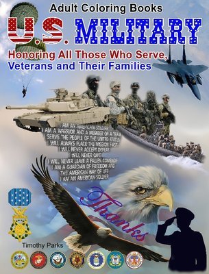 U.S. Military Coloring Book for Adults Digital Download