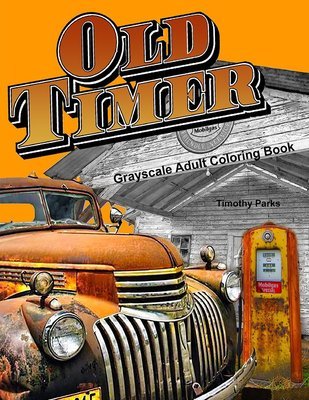 Oldtimer Coloring Book for Adults Digital Download