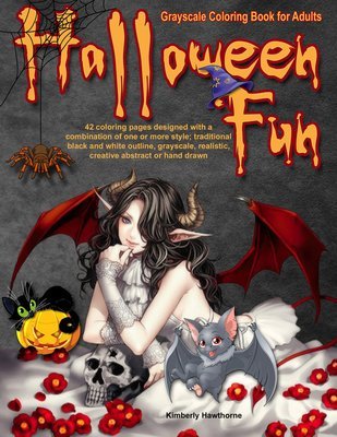Halloween Fun Coloring Book for Adults Digital Download