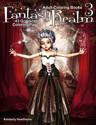Fantasy Realm V3 Coloring Books for Adults Digital Download